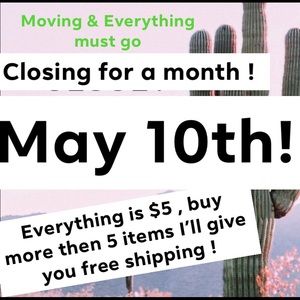 All items are $5 limited inventory left !